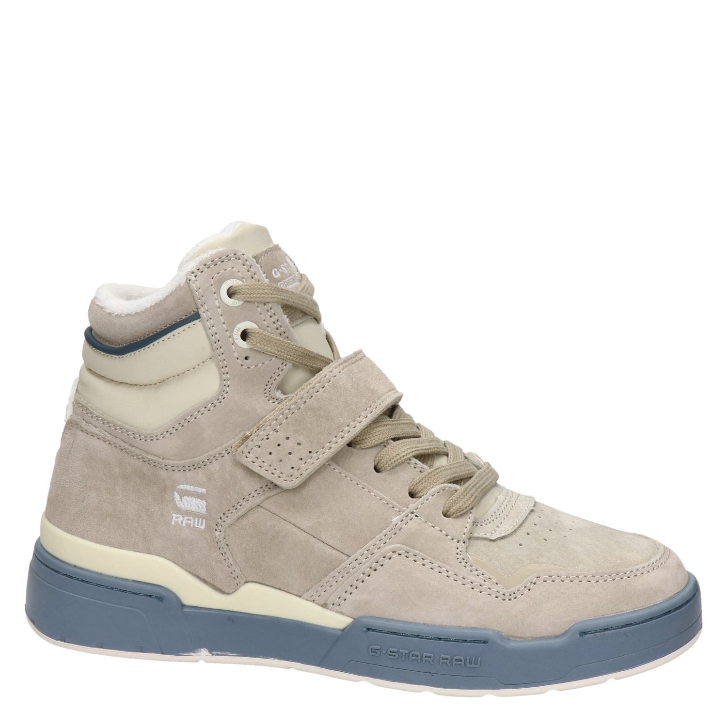 G-Star Raw - Hoge sneakers voor dames - Taupe - Nelson.nl