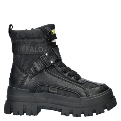 Buffalo Aspha Com1 - Veterboots - Zwart