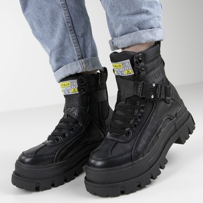Buffalo Aspha Com1 - Veterboots - Zwart