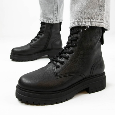 Nelson - Veterboots - Zwart