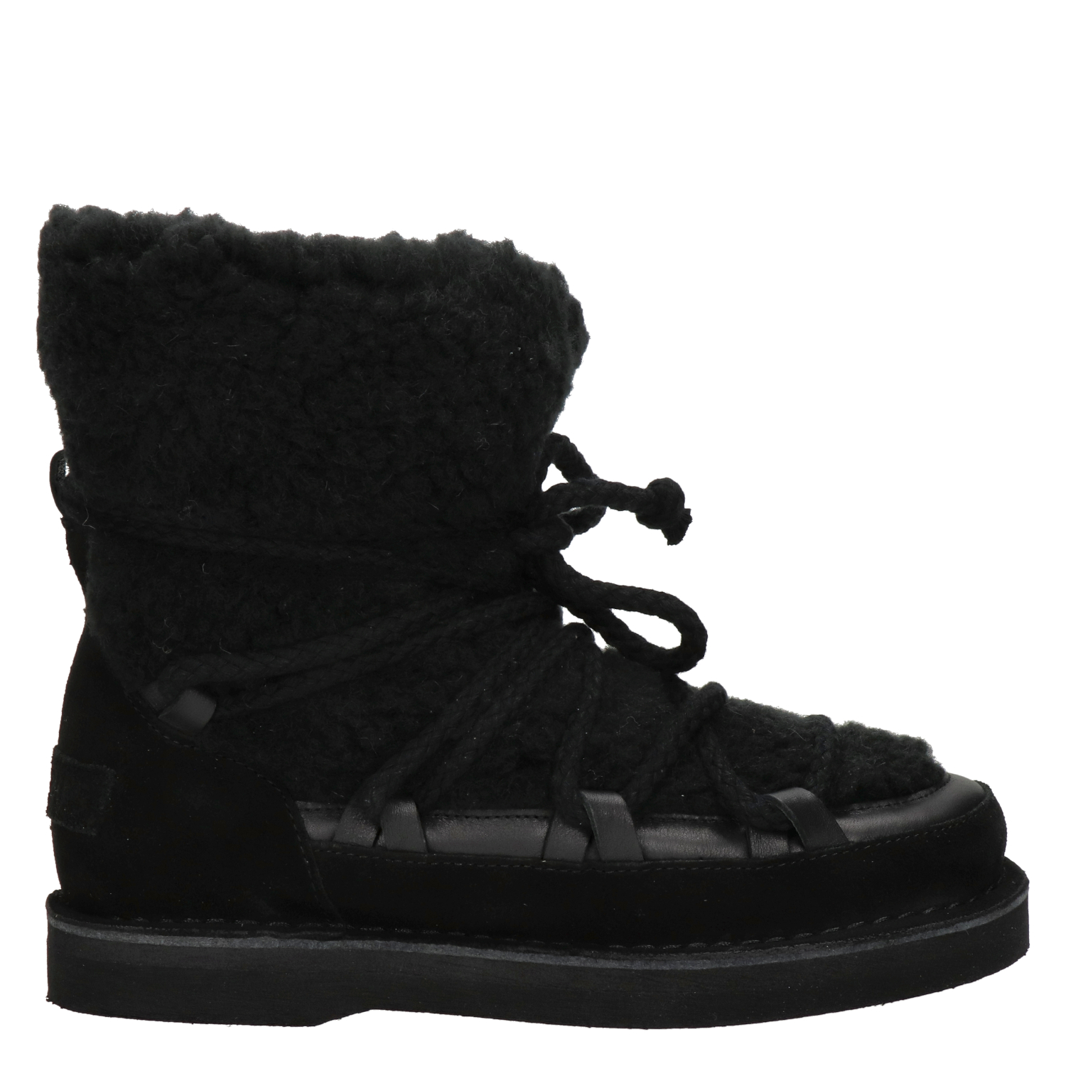 Shabbies Amsterdam - Rits- \u0026 gesloten boots voor dames - Zwart - Shoemixx.nl