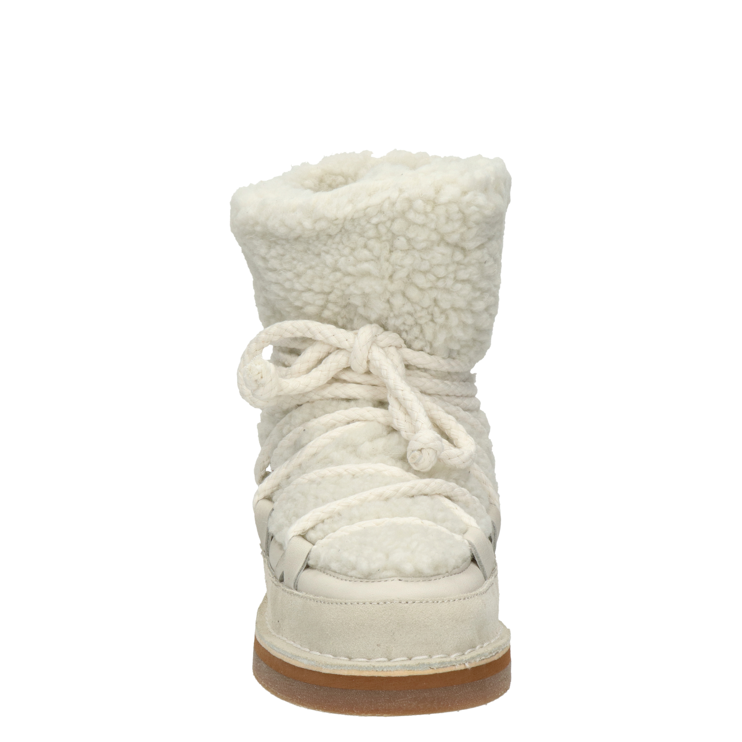 Shabbies Amsterdam - Rits- \u0026 gesloten boots voor dames - Wit - Shoemixx.nl