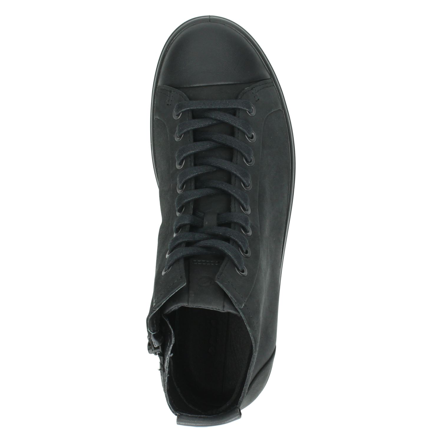 Ecco Ecco Soft 7 Hoge sneakers voor dames Zwart Nelson.nl