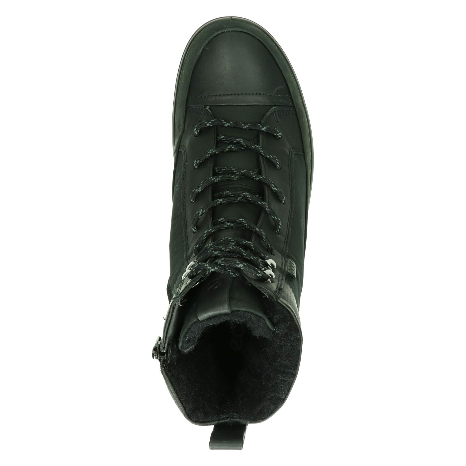 Ecco Soft 7 Tred - Veterboots voor dames - Zwart - Nelson.nl