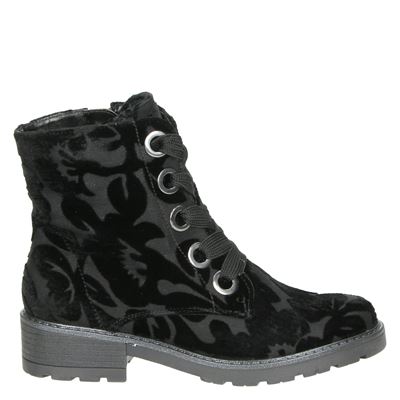 Jenny Veterboots voor dames Zwart Nelson.nl Jenny Veterboots voor dames Zwart Nelson.nl
