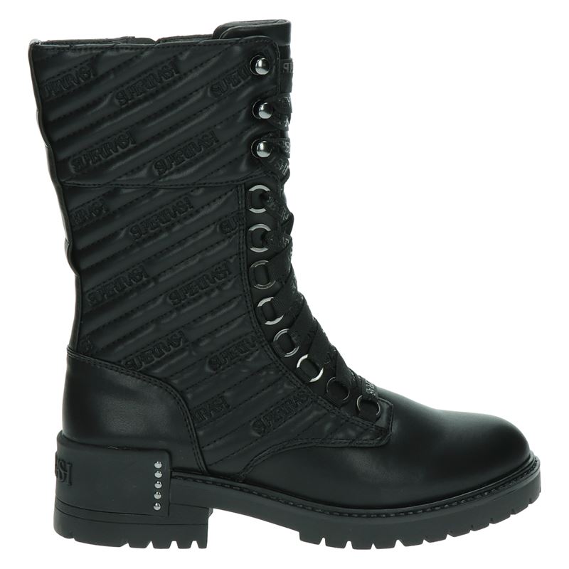 Supertrash Bibi X High - Veterboots - Zwart