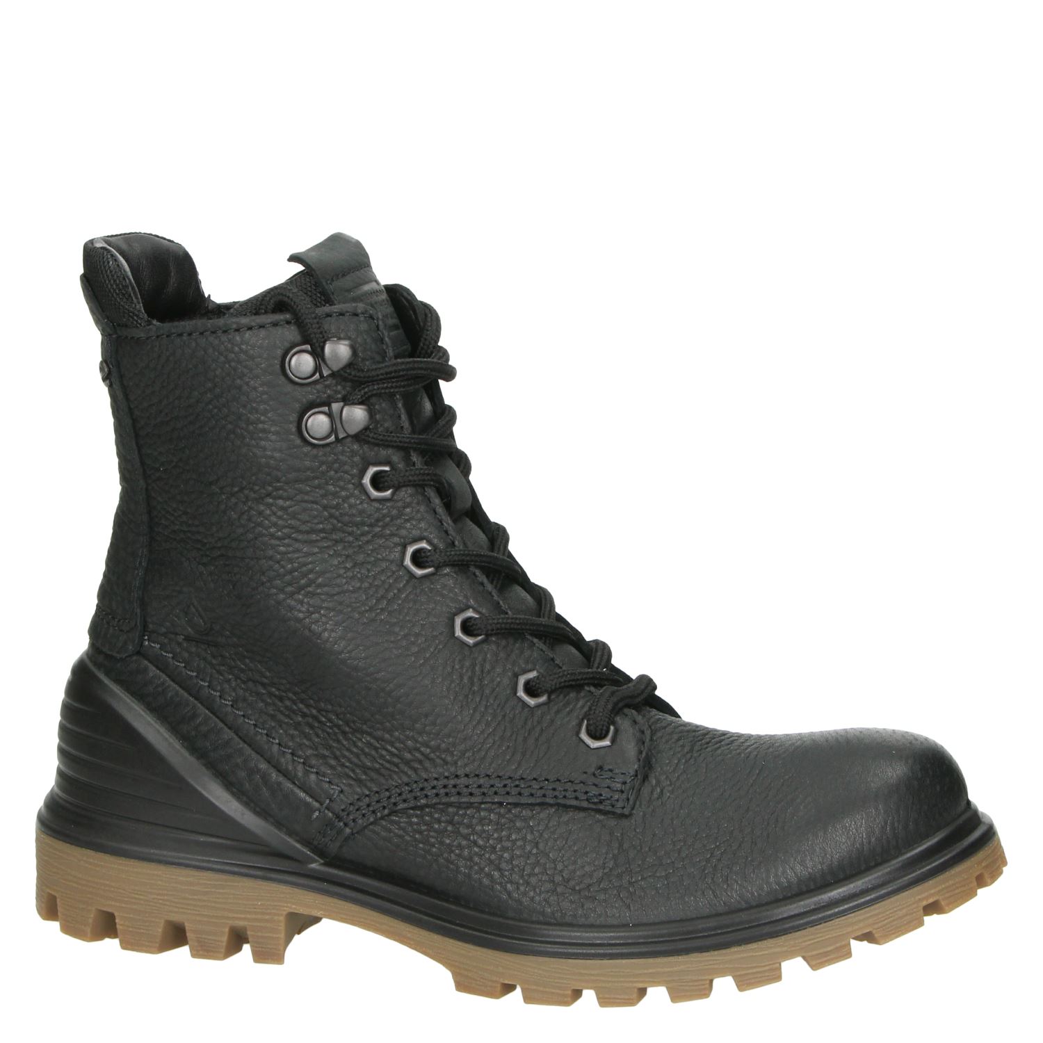 Ecco Tredtray - Veterboots voor dames - Zwart - Shoemixx.nl