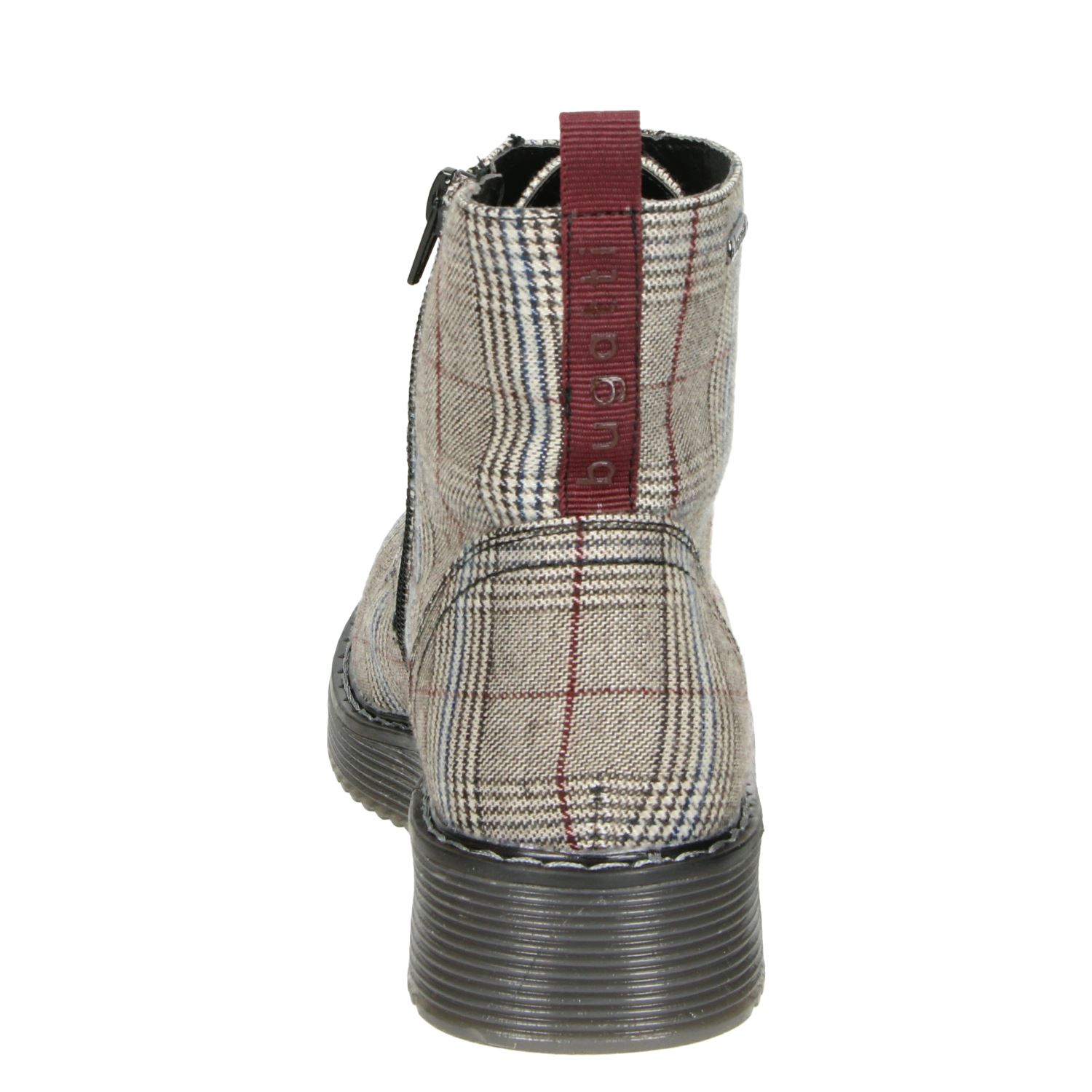Bugatti - Veterboots voor dames - Grijs - Nelson.nl