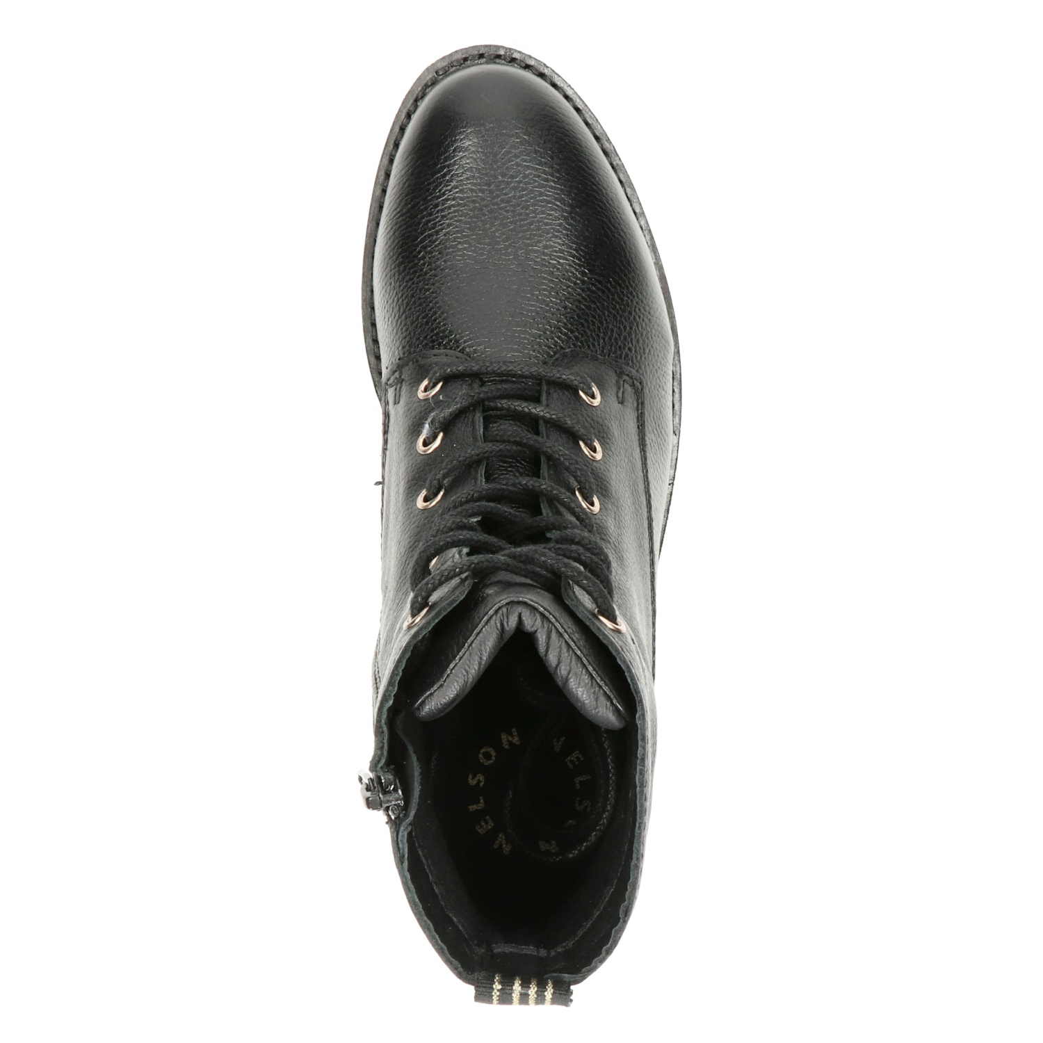 Nelson - Veterboots voor dames - Zwart - Shoemixx.nl