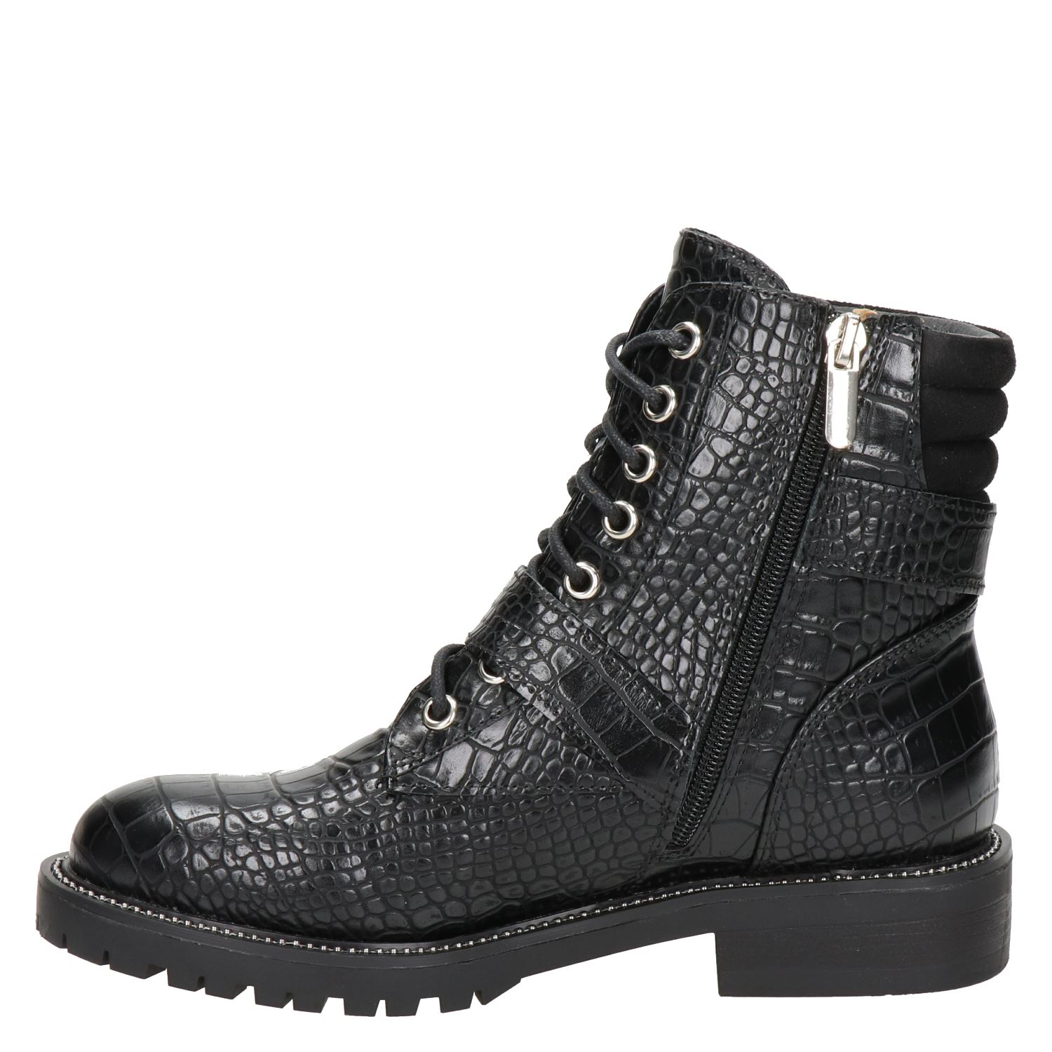 Dolcis - Bikerboots voor dames - Zwart - Nelson.nl