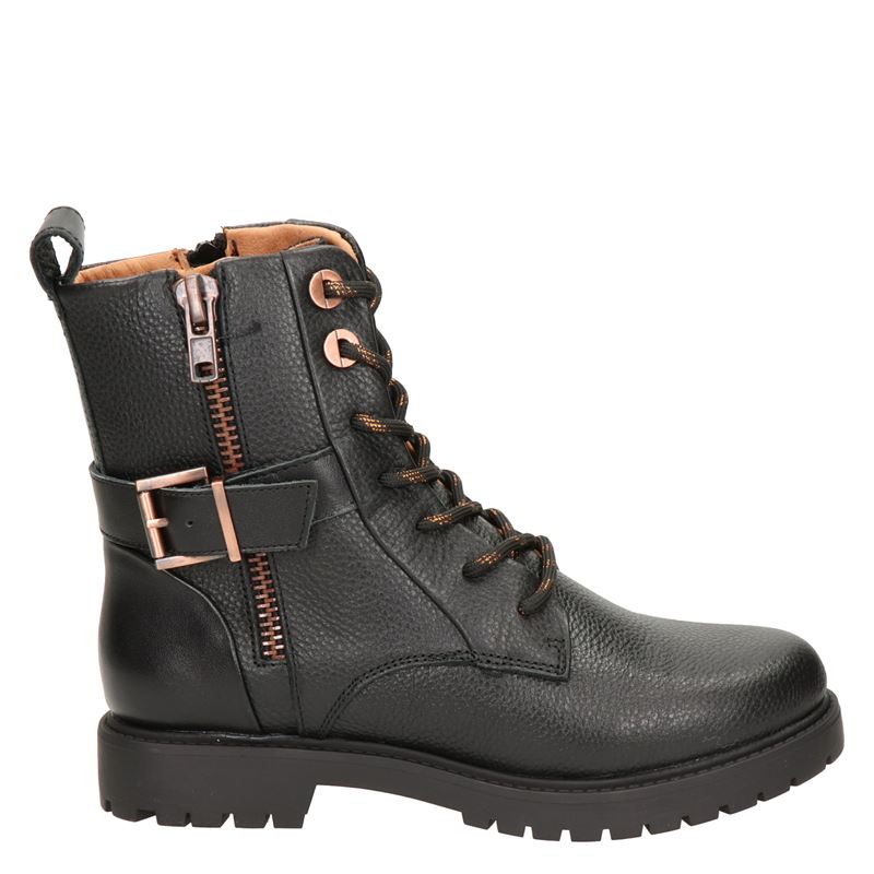 Nelson - Veterboots - Zwart