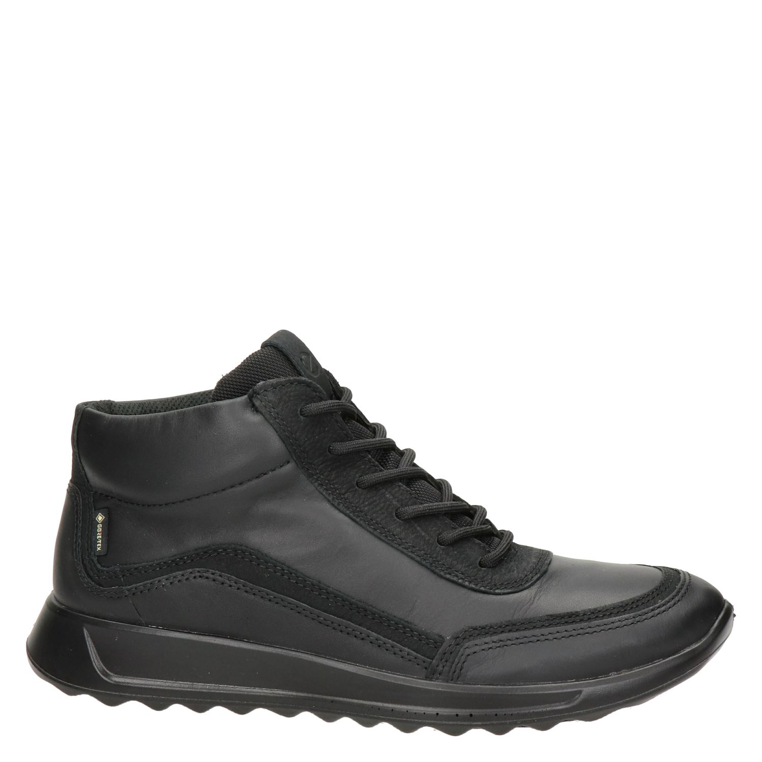 Ecco Flexure Runner - Hoge sneakers voor dames - Zwart - Nelson.nl