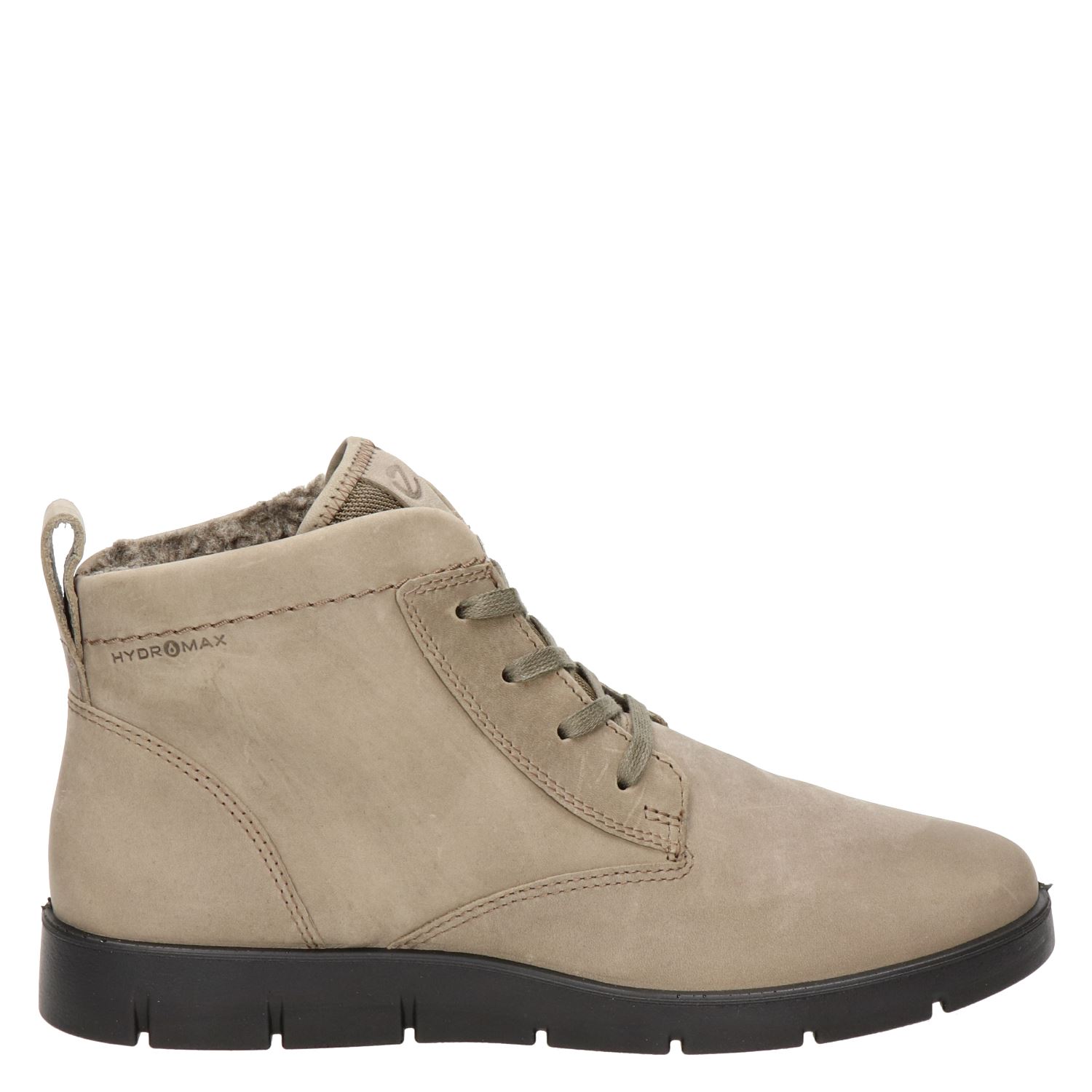 Ecco Bella - Veterboots voor dames - Taupe - Nelson.nl