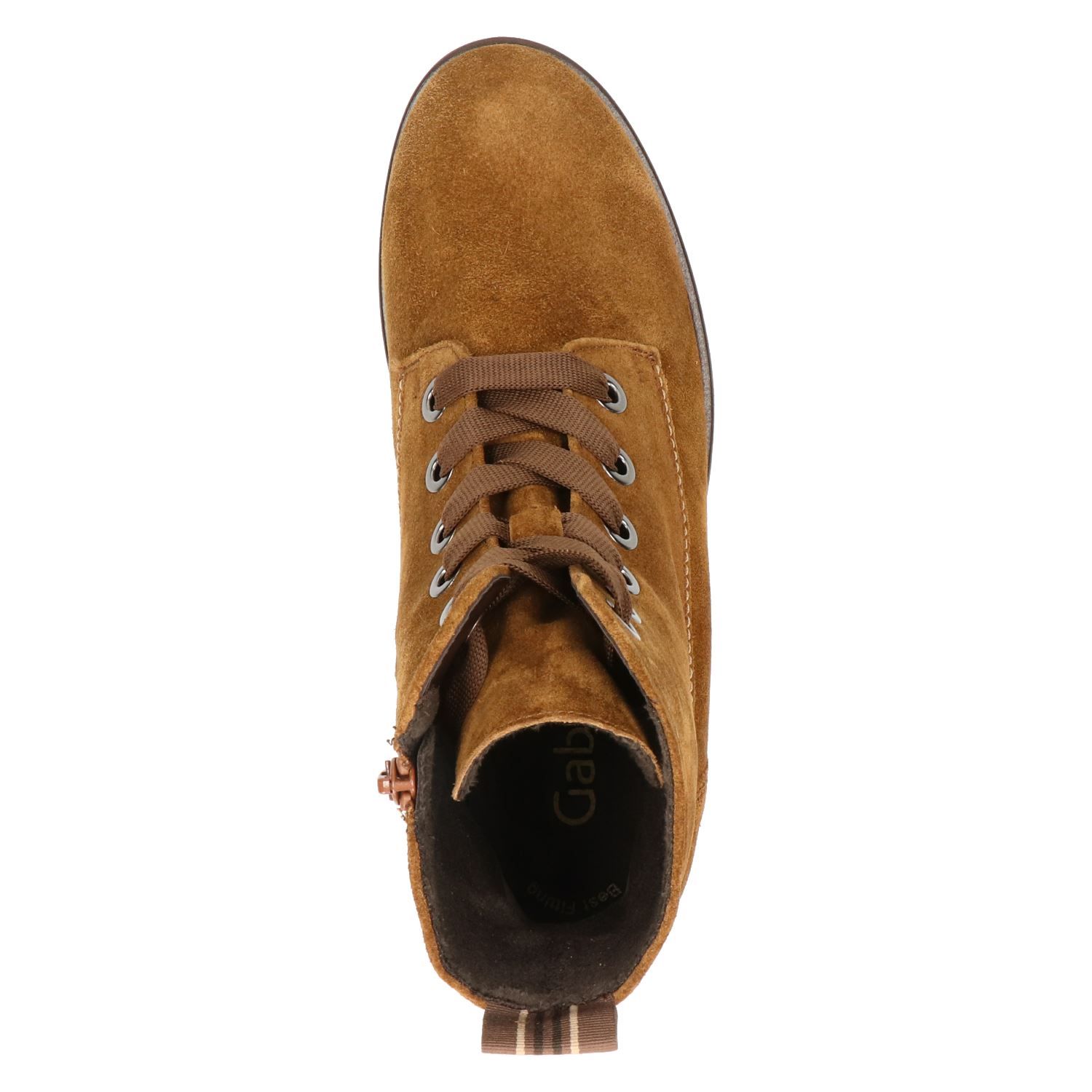 Gabor - Veterboots voor dames - Cognac - Nelson.nl