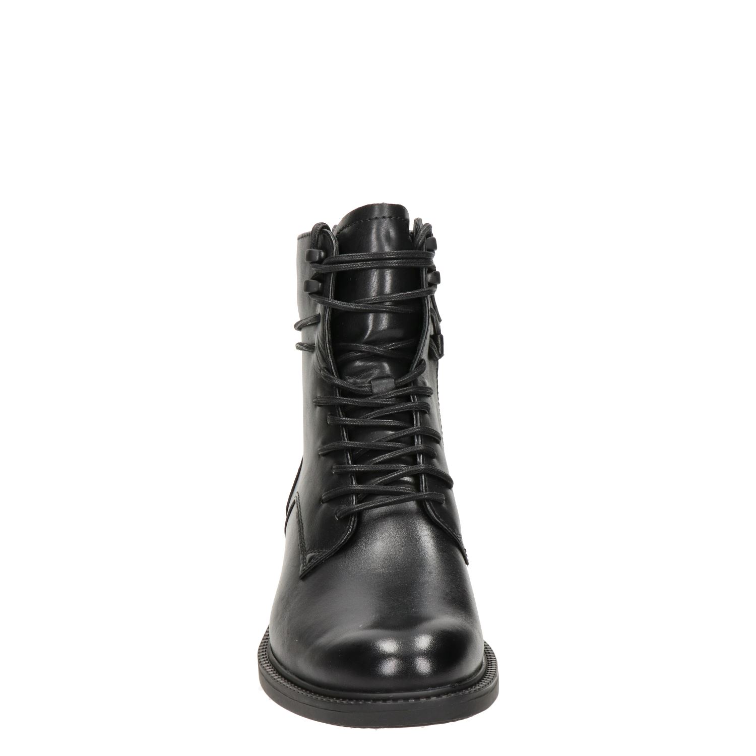 Tamaris - Veterboots voor dames - Zwart - Nelson.nl