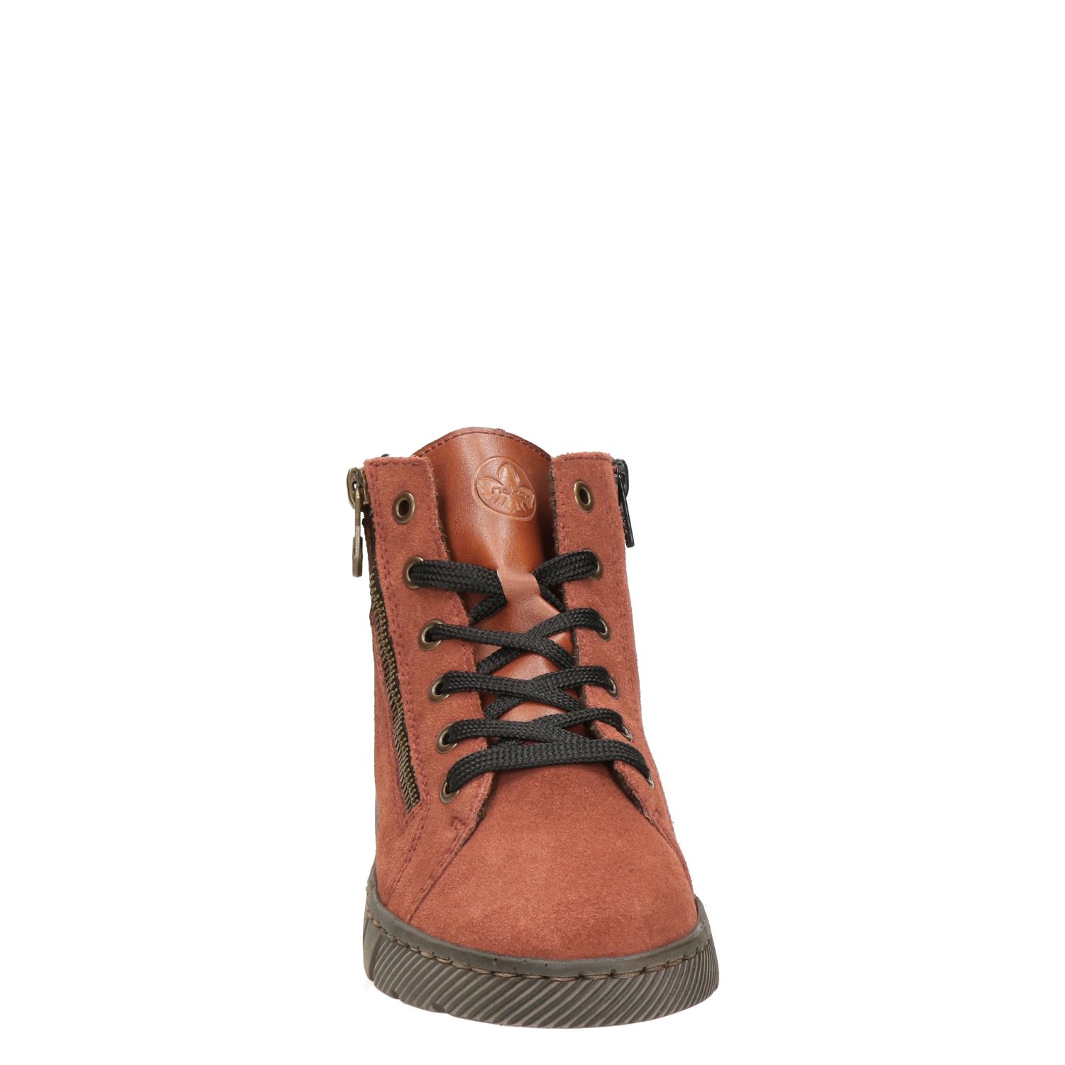 Rieker - Veterboots voor dames - Bruin - Nelson.nl