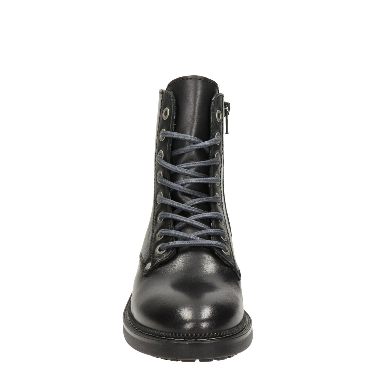 Nelson - Veterboots voor dames - Zwart - Shoemixx.nl