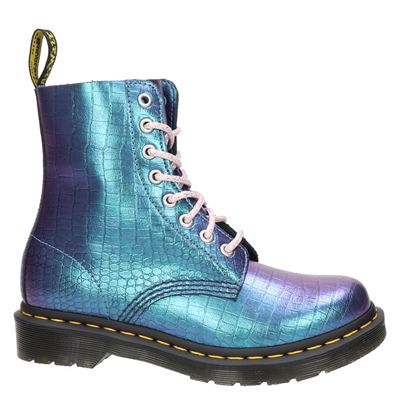 Dr. Martens 1460 Pascal Iriserend - Veterboots voor dames - Multi -  Shoemixx.nl