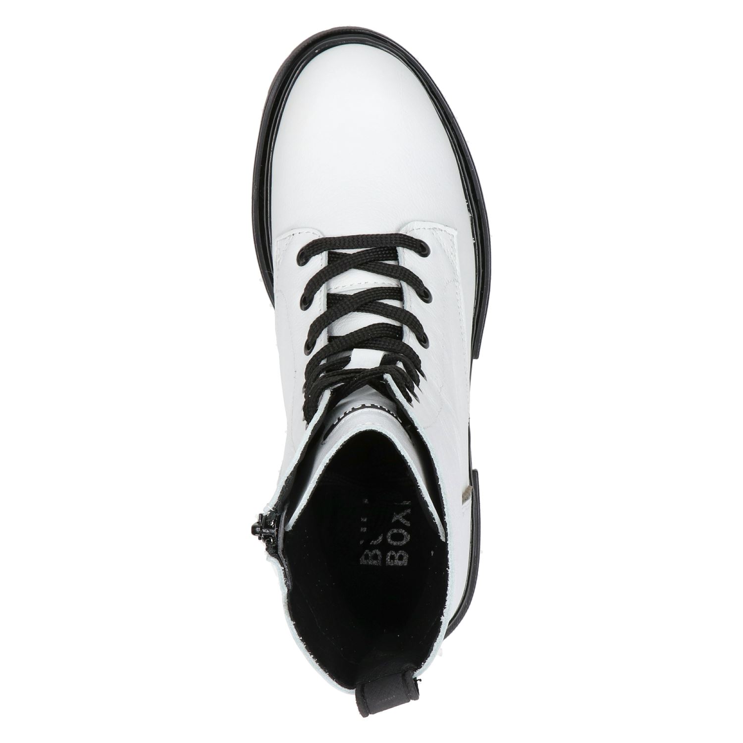 Bullboxer - Veterboots voor dames - Wit - Nelson.nl