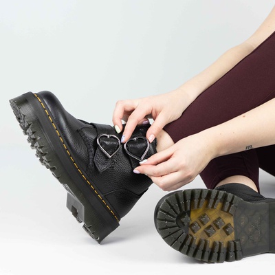 Dr. Martens Devon Heart - Rits- & gesloten boots - Zwart