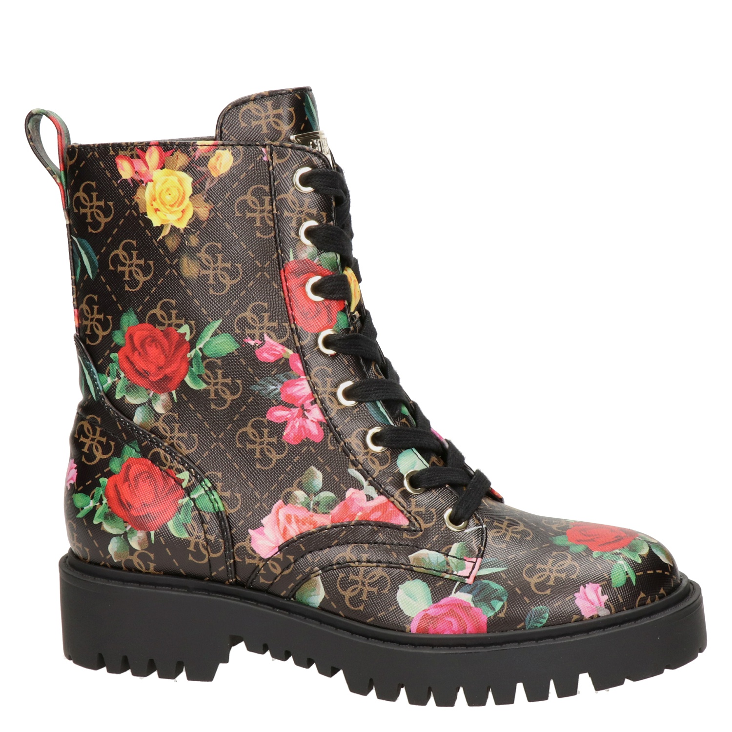 GUESS Cabra veterboots beige/off white - Schoenen.nl