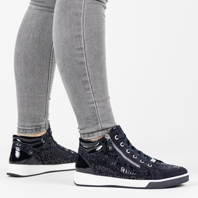 Ara - Hoge sneakers - Blauw
