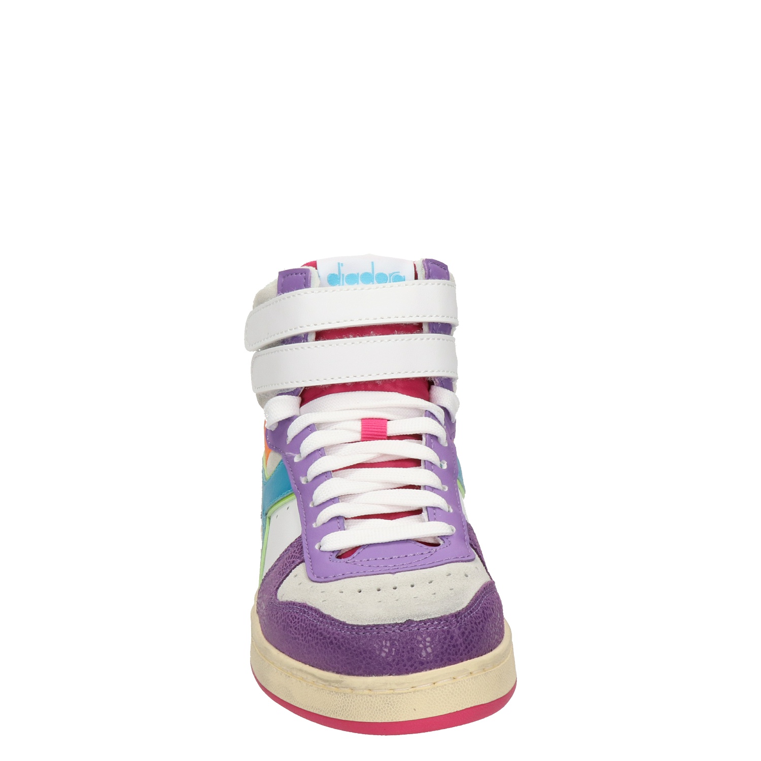 Diadora Basket Mid Icona -Paarse Sneakers - Schoenen.nl