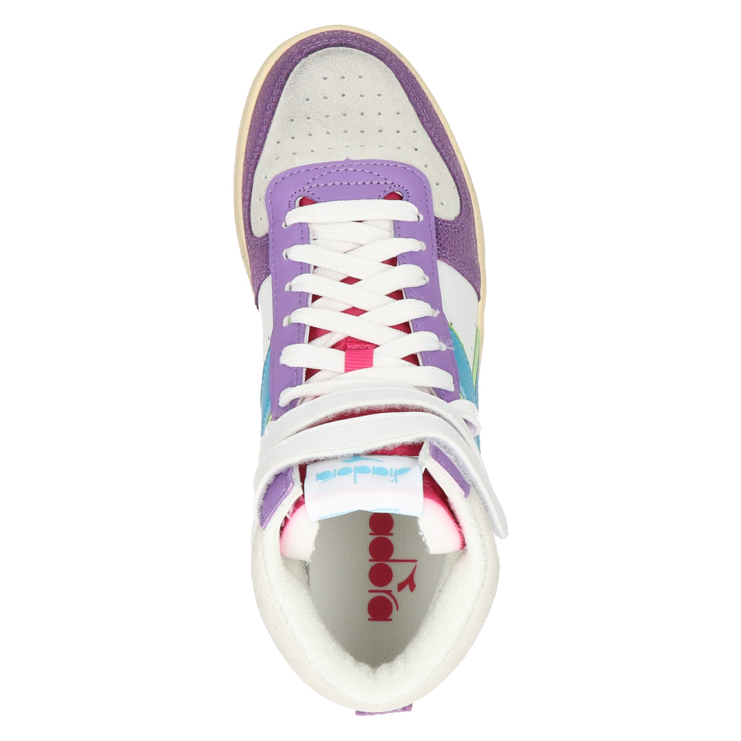 Witte DIADORA Hoge sneaker MI BASKET MID ICONA WN | Omoda