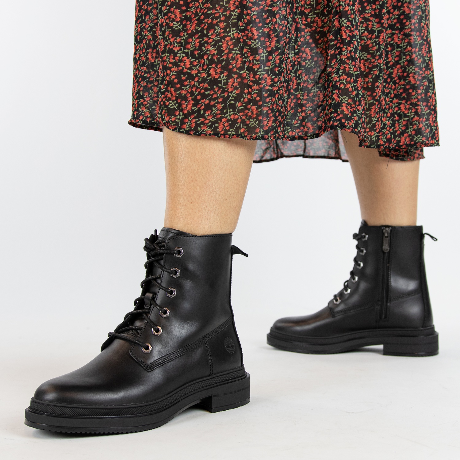 Timberland - Veterboots voor dames - Zwart - Nelson.nl