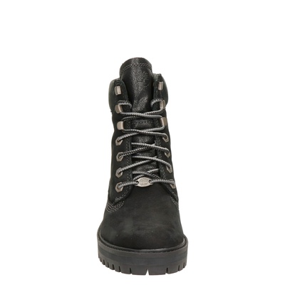 Timberland - Veterboots voor dames - Zwart - Nelson.nl