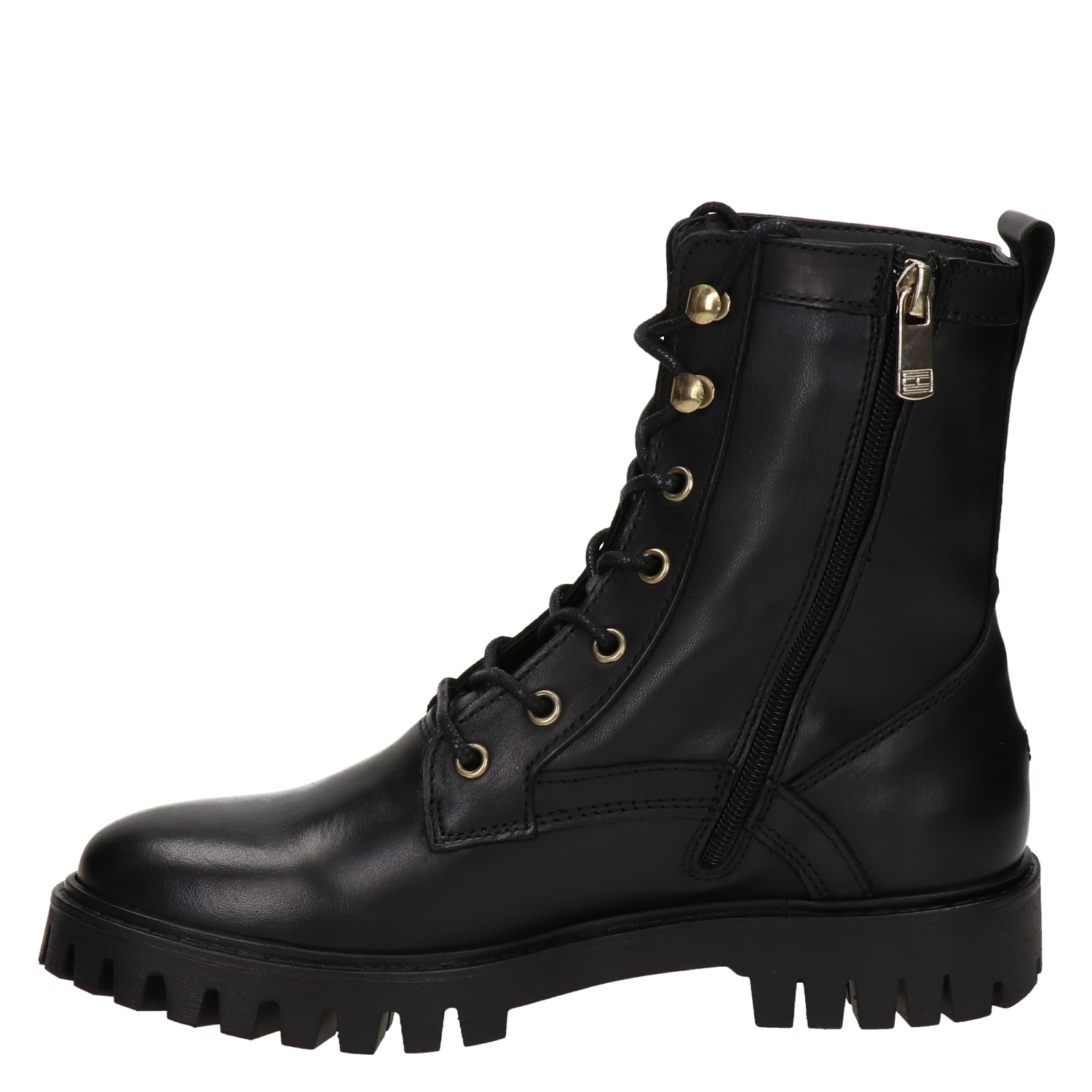 Tommy Hilfiger Sport Monogram Lace Up - Veterboots voor dames - Zwart -  Shoemixx.nl
