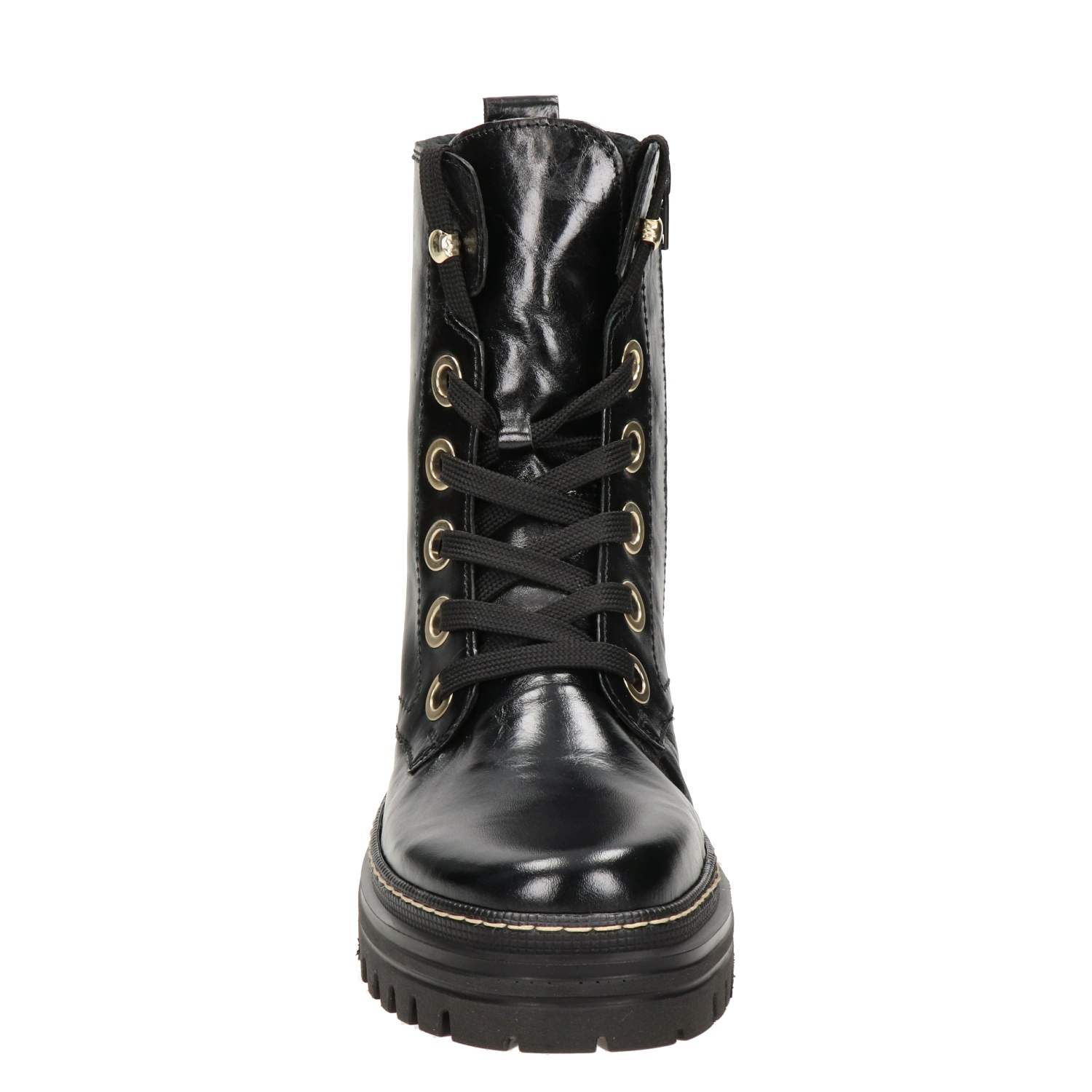 Gabor - Veterboots voor dames - Zwart - Shoemixx.nl