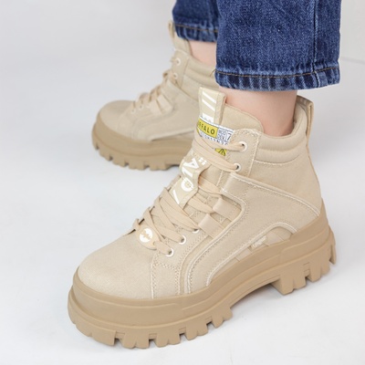 Buffalo - Veterboots - Beige