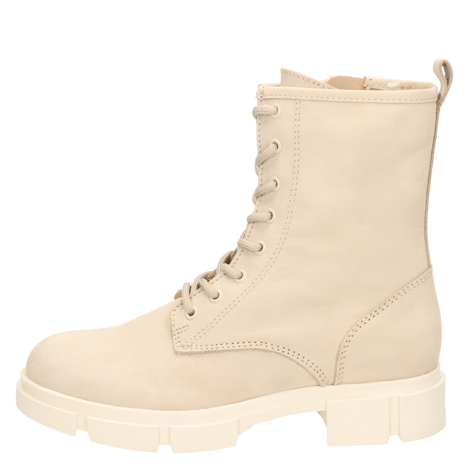 Nelson - Veterboots voor dames - Wit - Nelson.nl