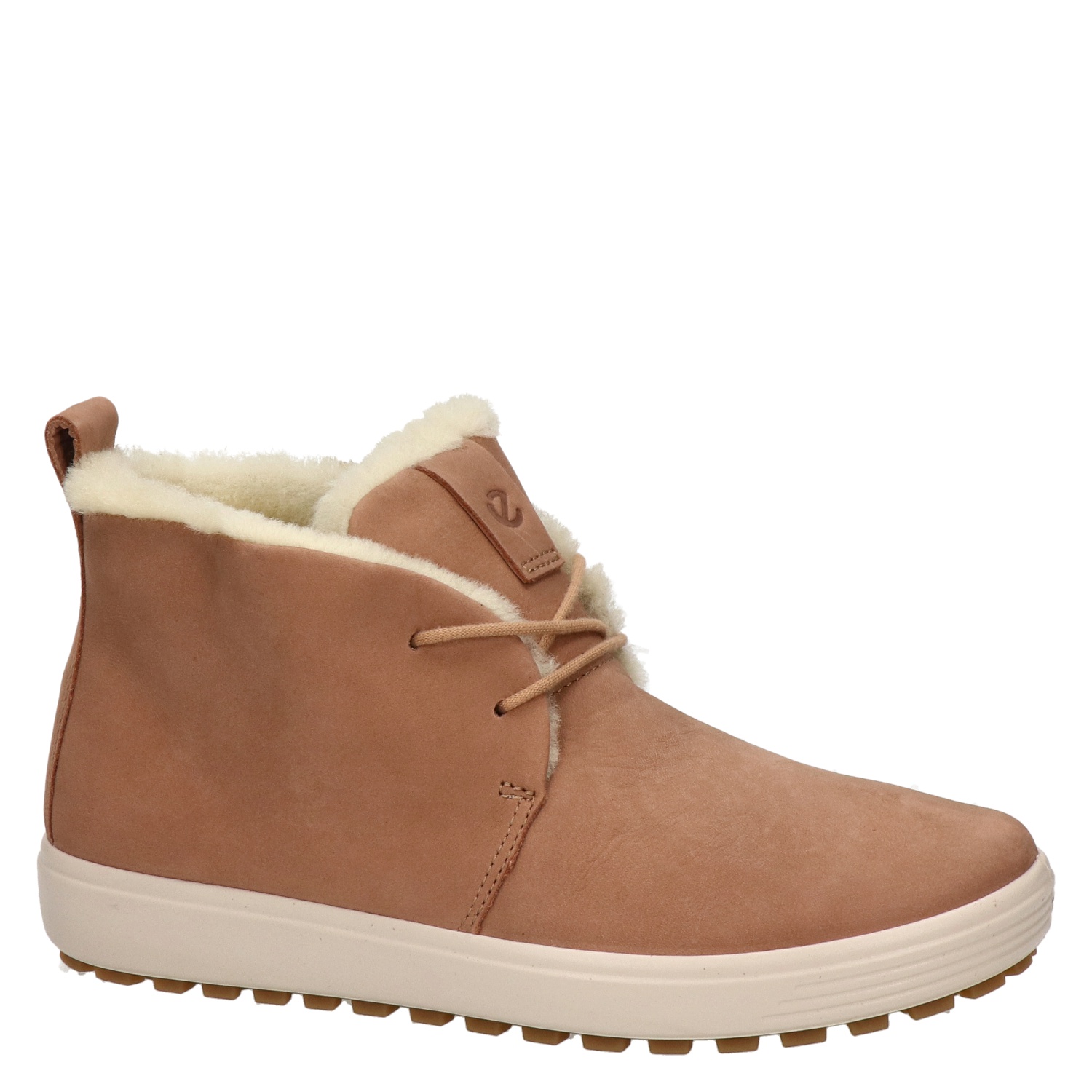 Ecco Soft 7 Tred - Veterschoenen voor dames - Cognac - Nelson.nl