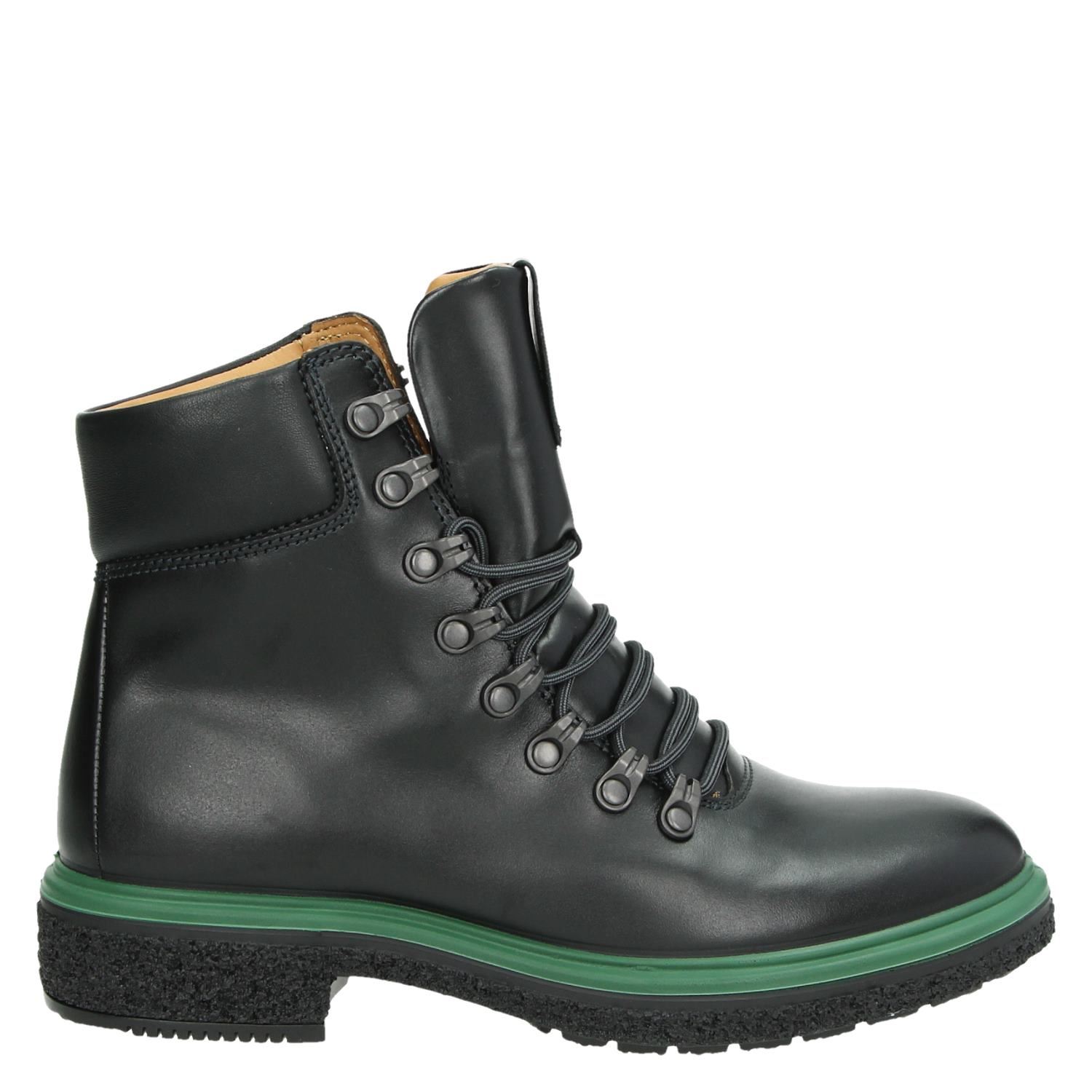 Ecco Crepetray Hybrid - Veterboots voor dames - Zwart - Nelson.nl