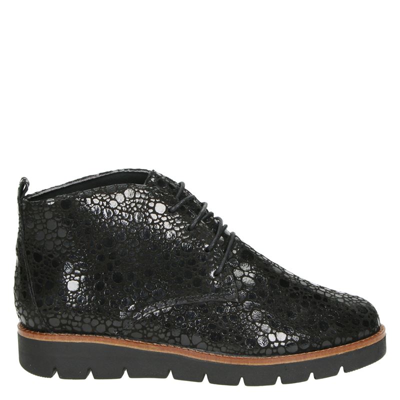 Nelson - Veterschoenen - Zwart