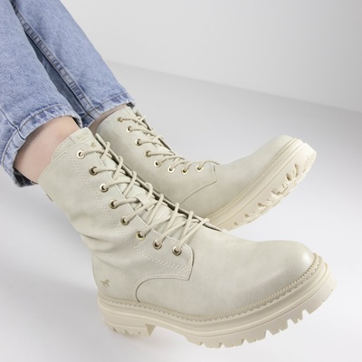 Mustang - Veterboots - Ecru