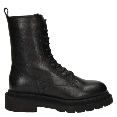 Shabbies Amsterdam Miki - Veterboots - Zwart