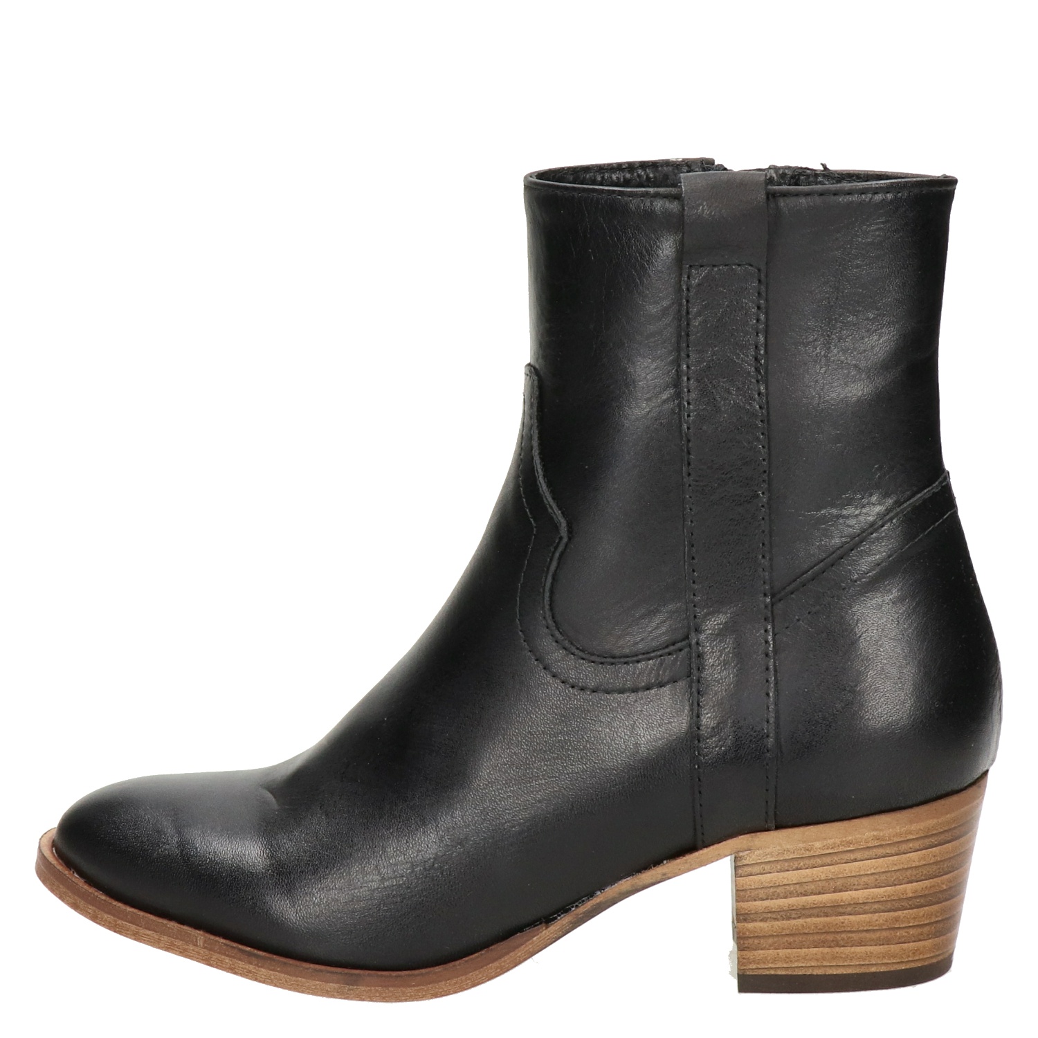 Nelson - Enkellaarsjes voor dames - Zwart - Nelson.nl