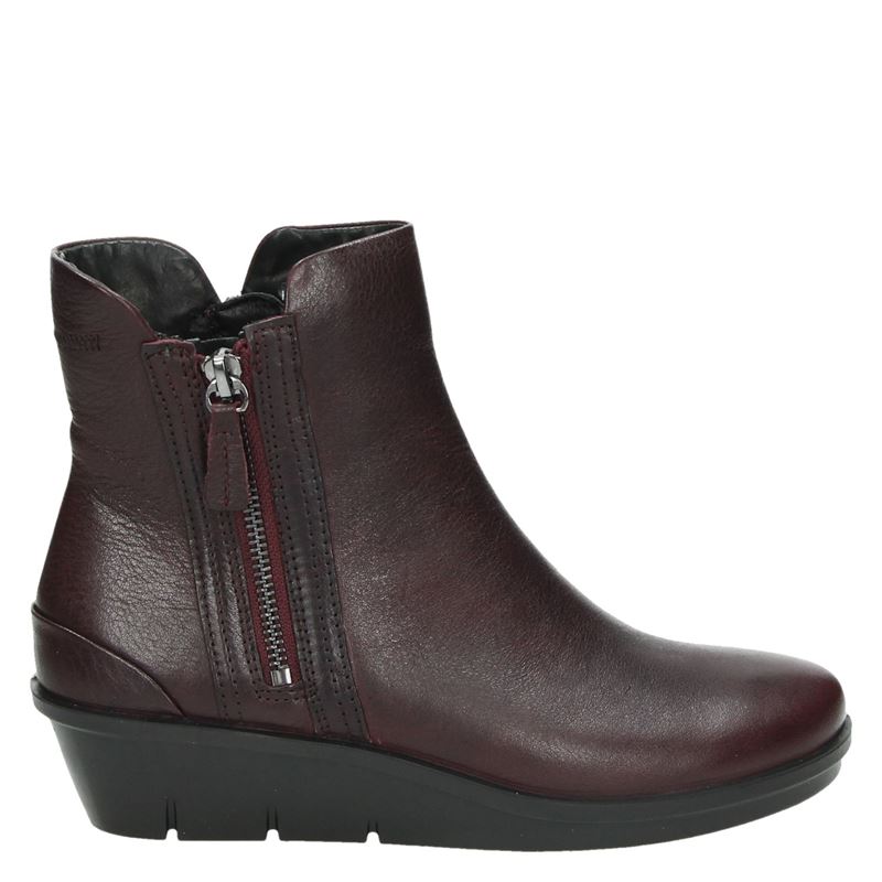 Ecco Skyler Rits Gesloten Boots Rood ecco kopen in de aanbieding