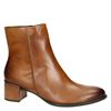 Ecco Shape 35 Block - Enkellaarsjes - Cognac