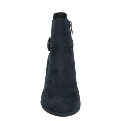 Tamaris - Enkellaarsjes voor dames - Blauw - Shoemixx.nl