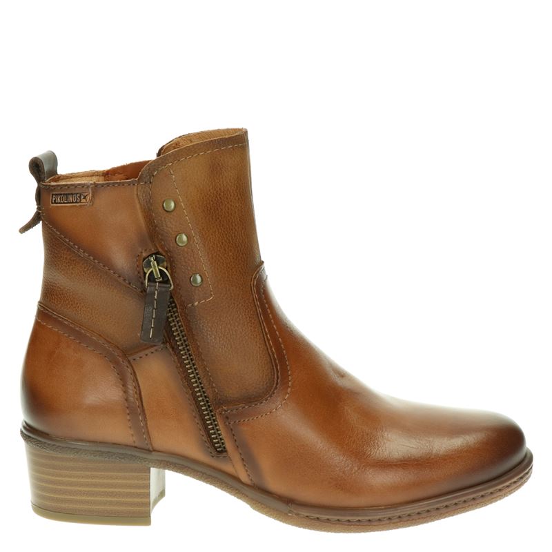 Pikolinos Zaragoza Rits Gesloten Boots Cognac pikolinos kopen in de aanbieding
