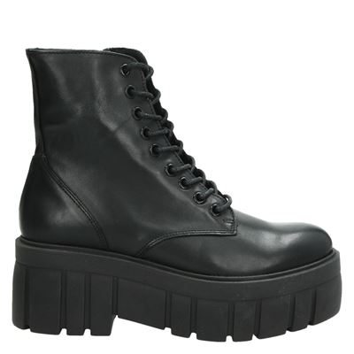 Nelson Veterboots Zwart nelson kopen in de aanbieding