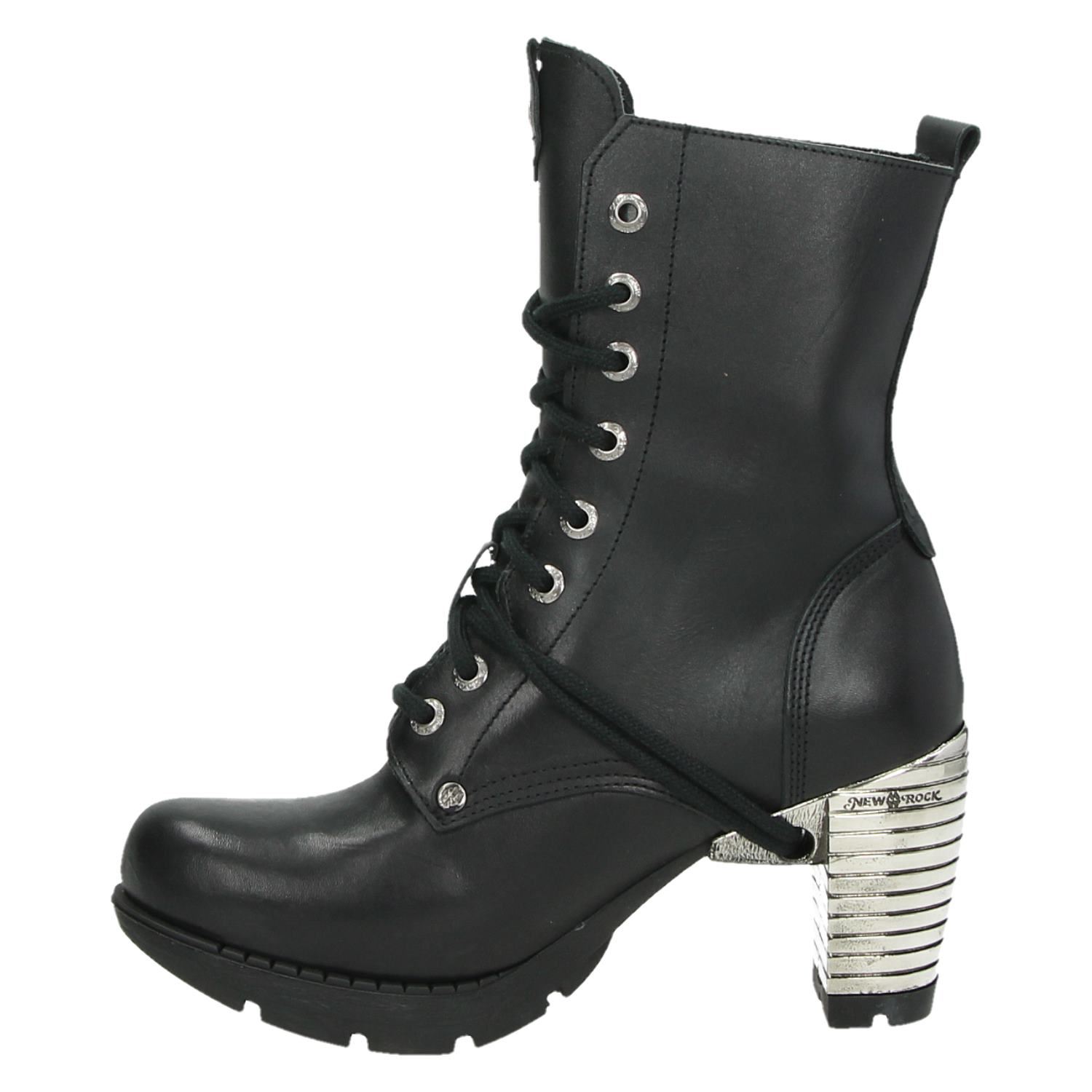 New Rock Trail Veterboots voor dames Zwart Nelson.nl New Rock Trail Veterboots voor dames Zwart Nelson.nl