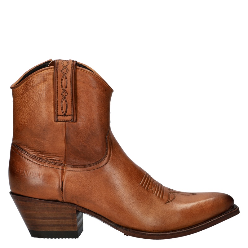 Sendra 13504 Lia Flex - Enkellaarsjes - Cognac