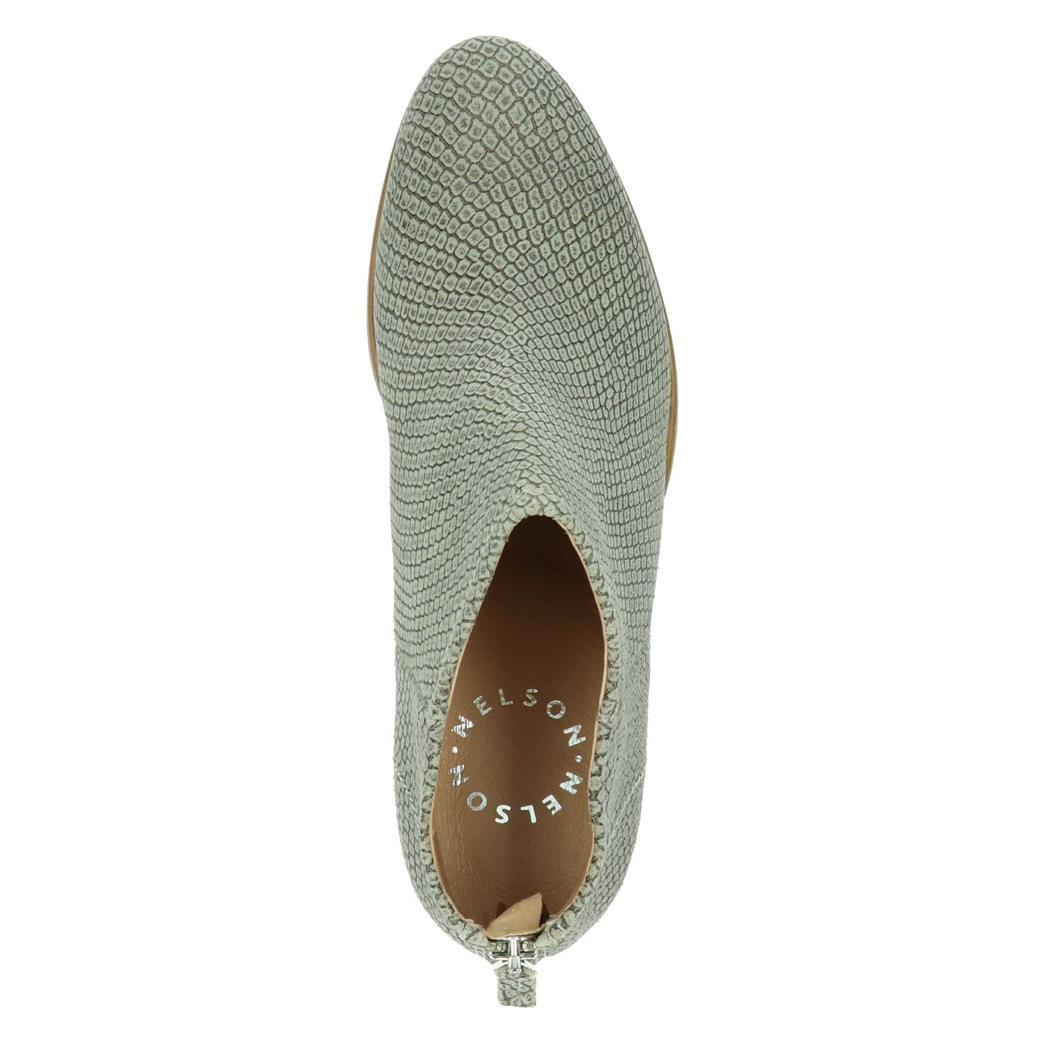 Nelson - Enkellaarsjes voor dames - Grijs - Shoemixx.nl