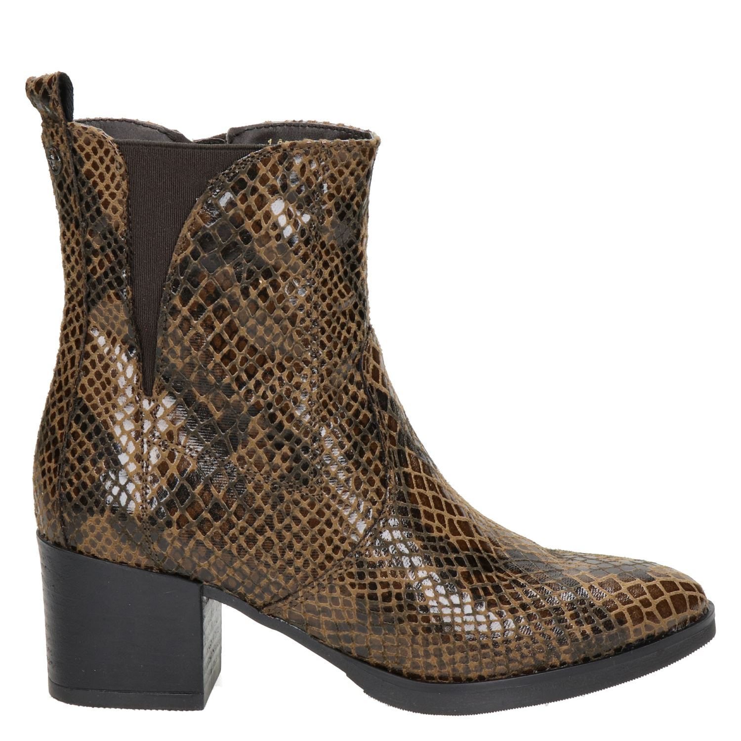 Tamaris - Rits- \u0026 gesloten boots voor dames - Bruin - Nelson.nl