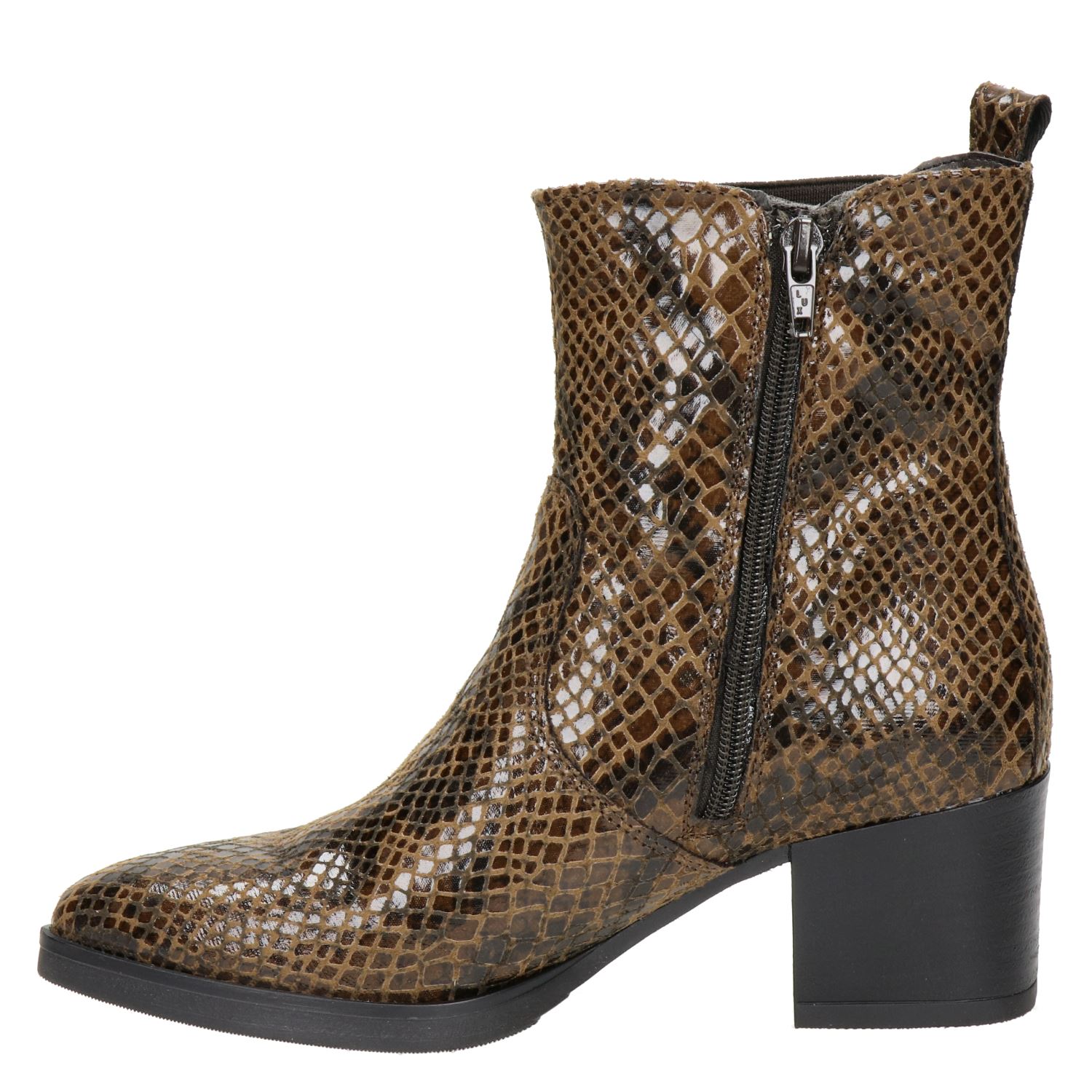 Tamaris - Rits- \u0026 gesloten boots voor dames - Bruin - Nelson.nl